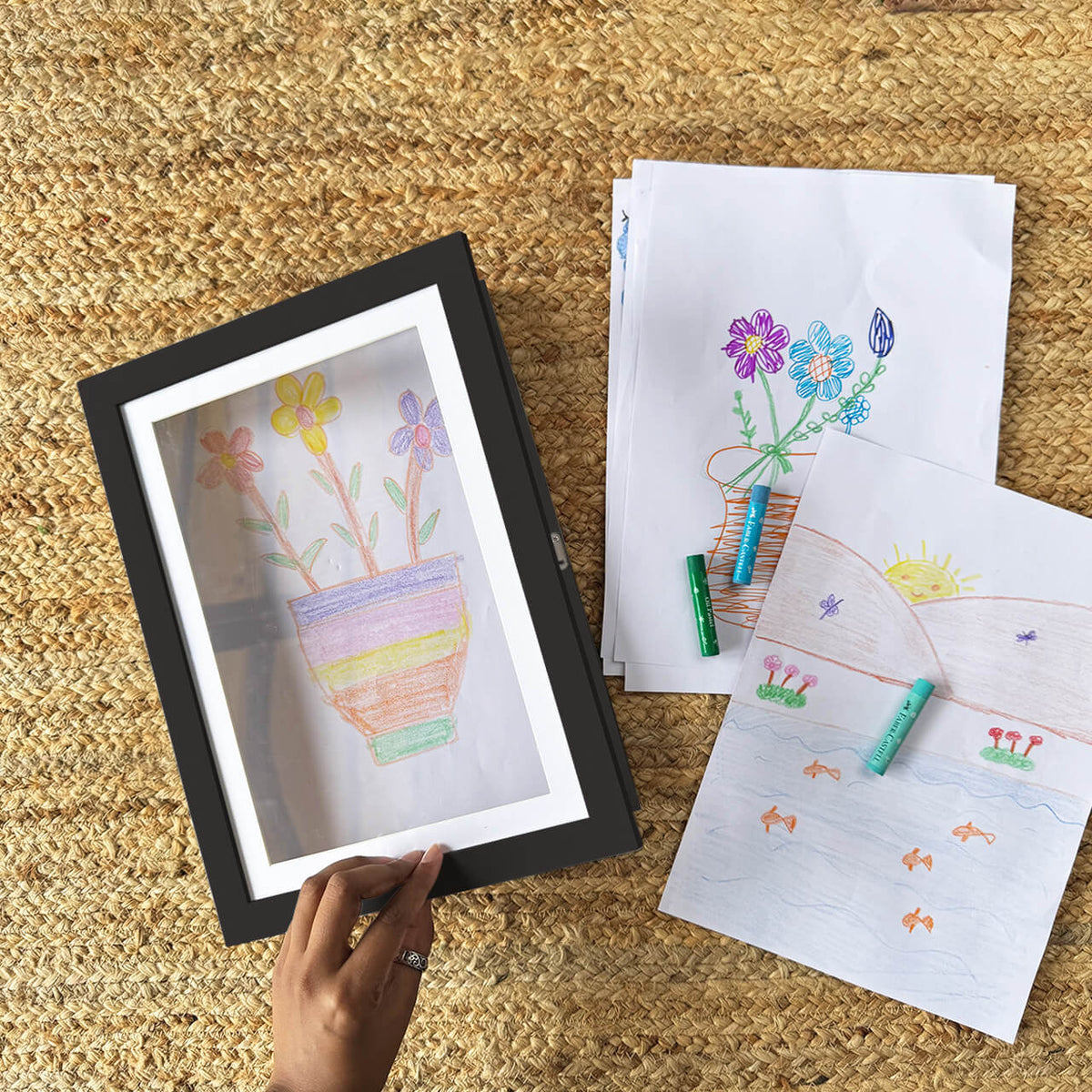 Personalised A4 Art Frame for Kids’ Drawings – image 4