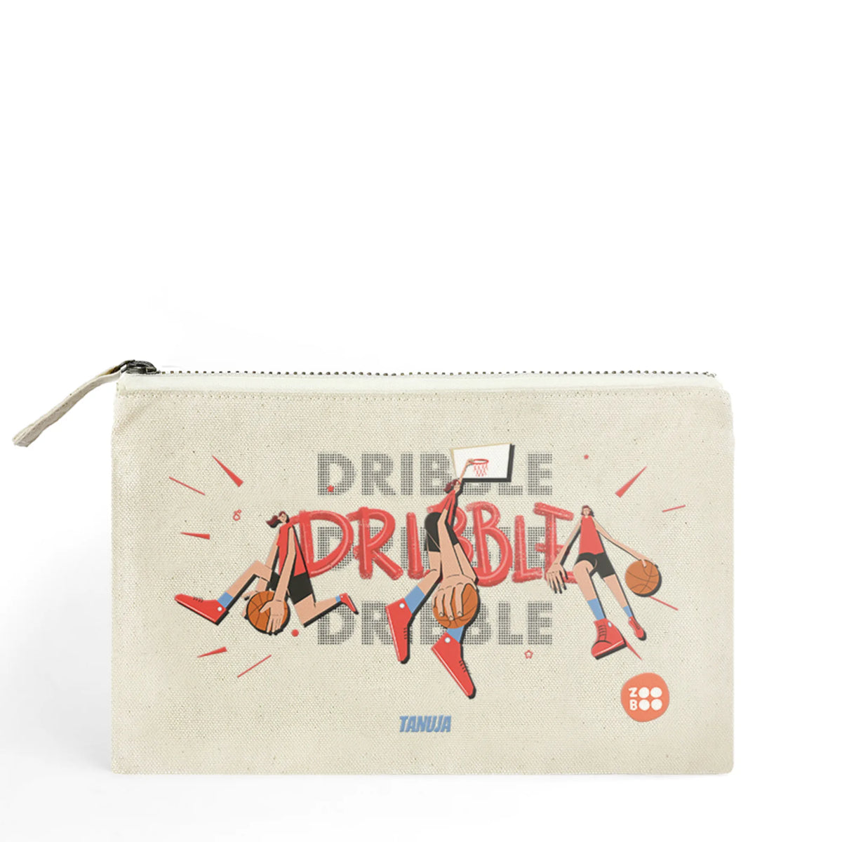 Personalised Basketball Fever Girl Kids Pouch