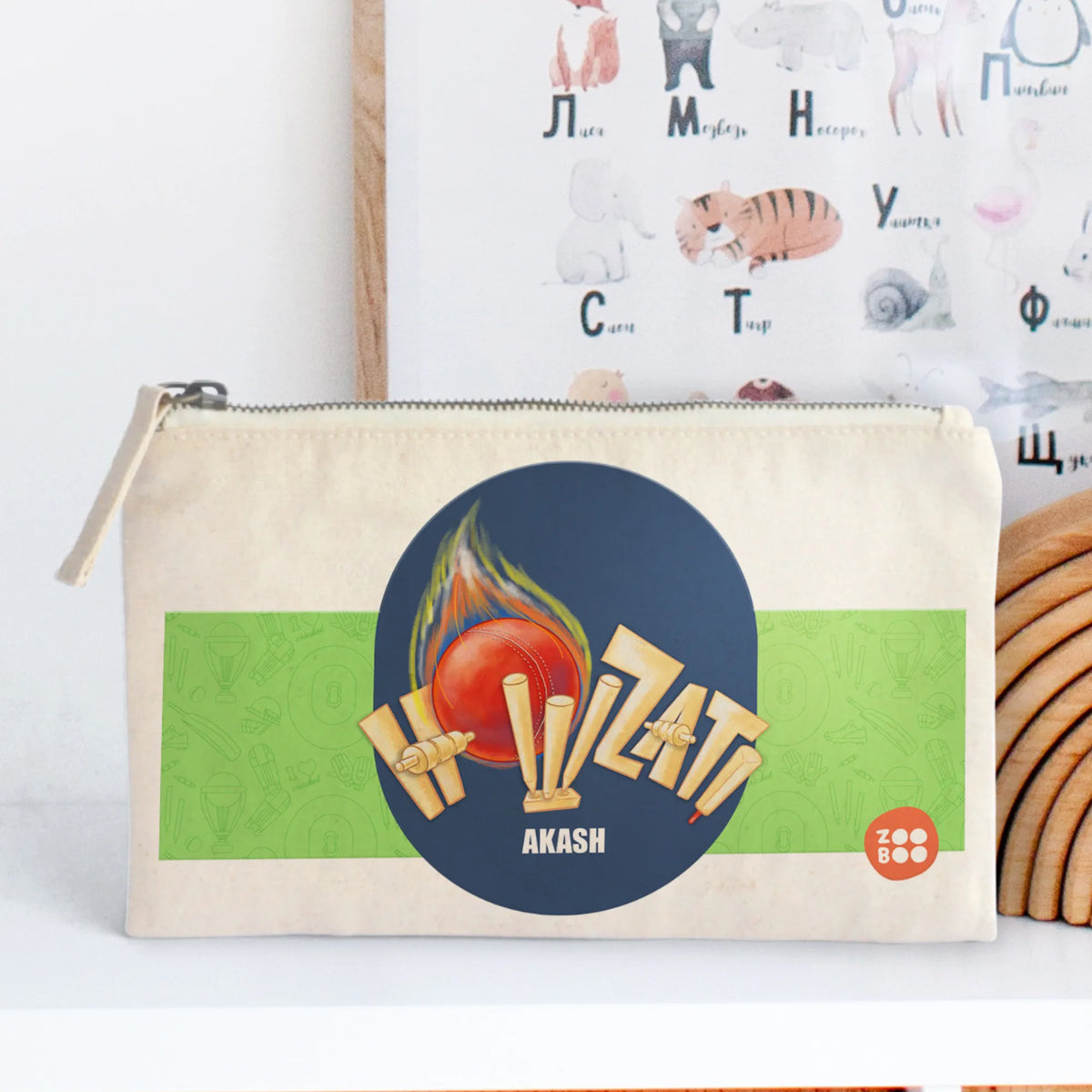 Personalised Cricket Buzz Kids Pouch – image 6