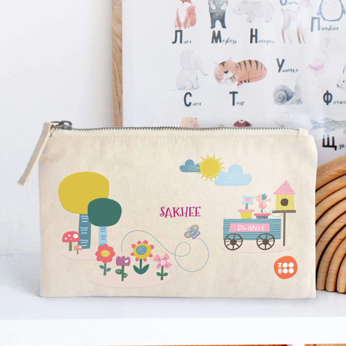 Personalised Flower Power Kids Pouch – image 6