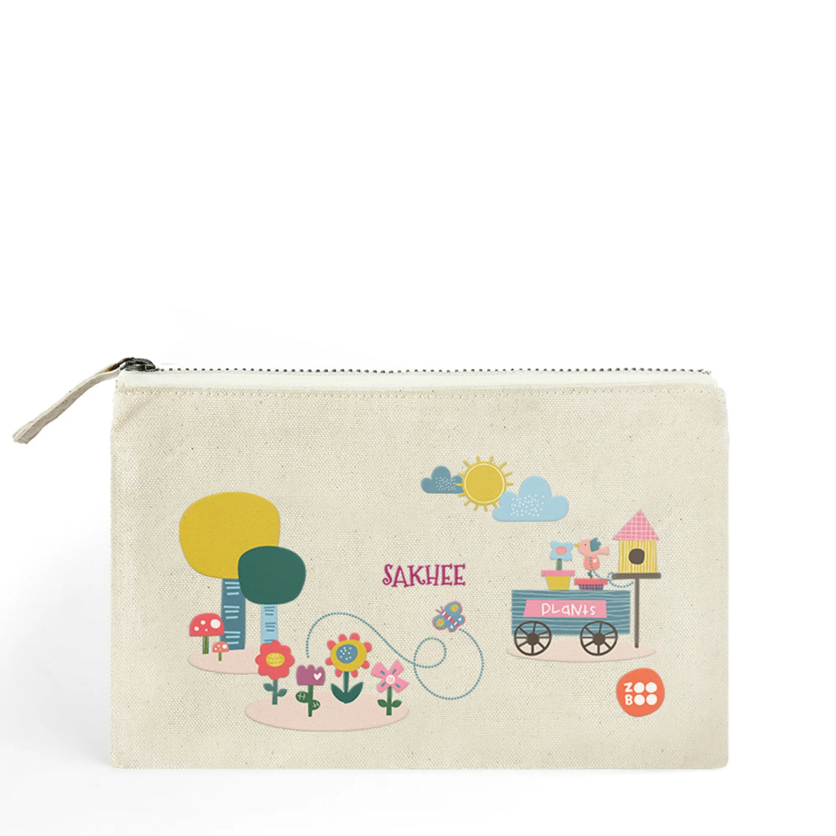 Personalised Flower Power Kids Pouch