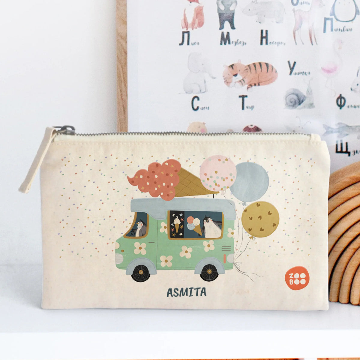 Personalised Ice Cream Fun Kids Pouch – image 6
