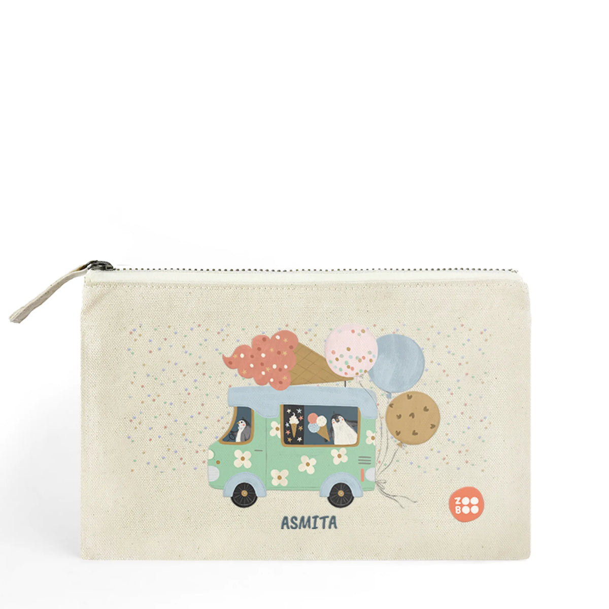 Personalised Ice Cream Fun Kids Pouch