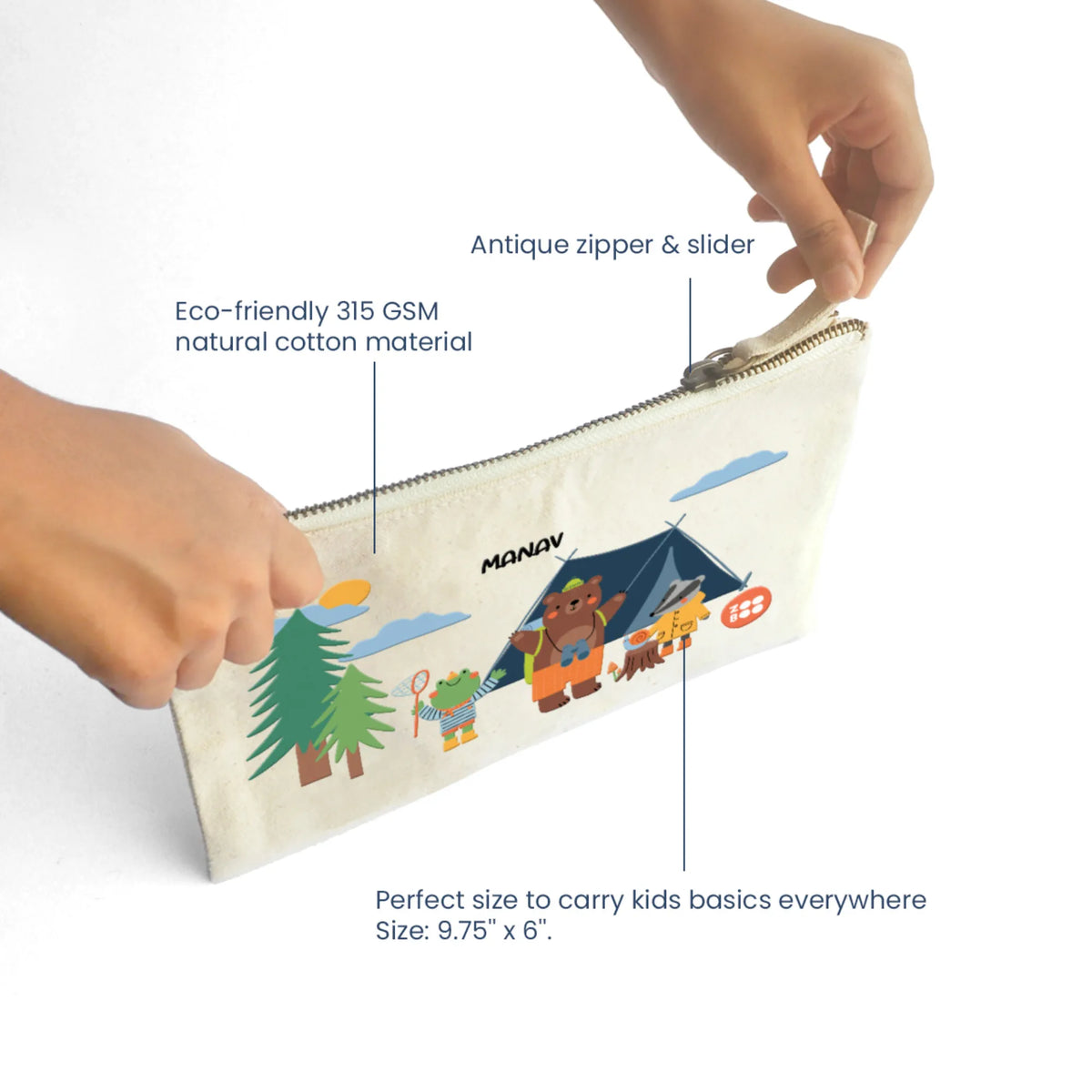 Personalised Into The Wild Kids Pouch – image 4