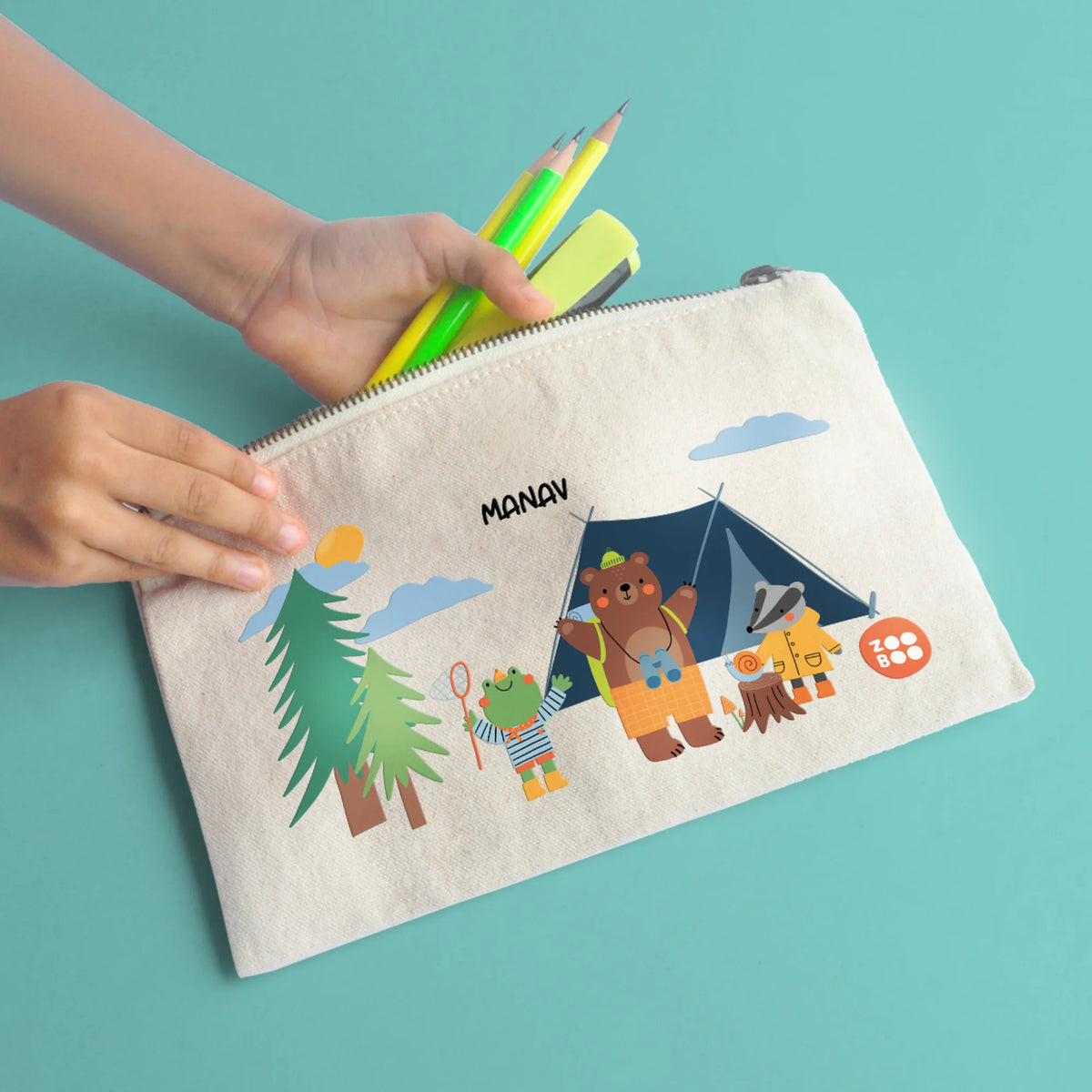 Personalised Into The Wild Kids Pouch – image 5
