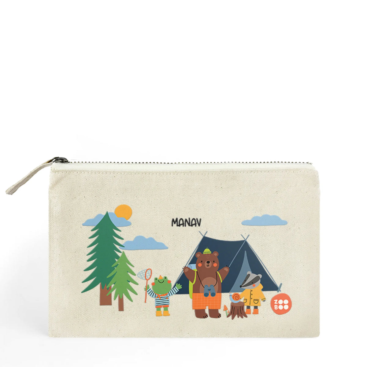 Personalised Into The Wild Kids Pouch