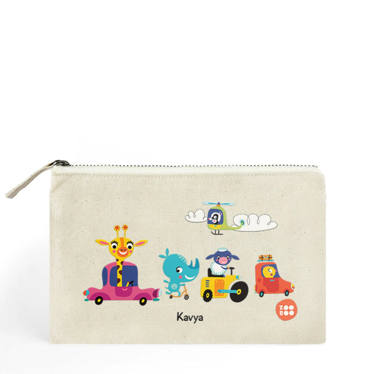 Personalised Let's Travel Kids Pouch