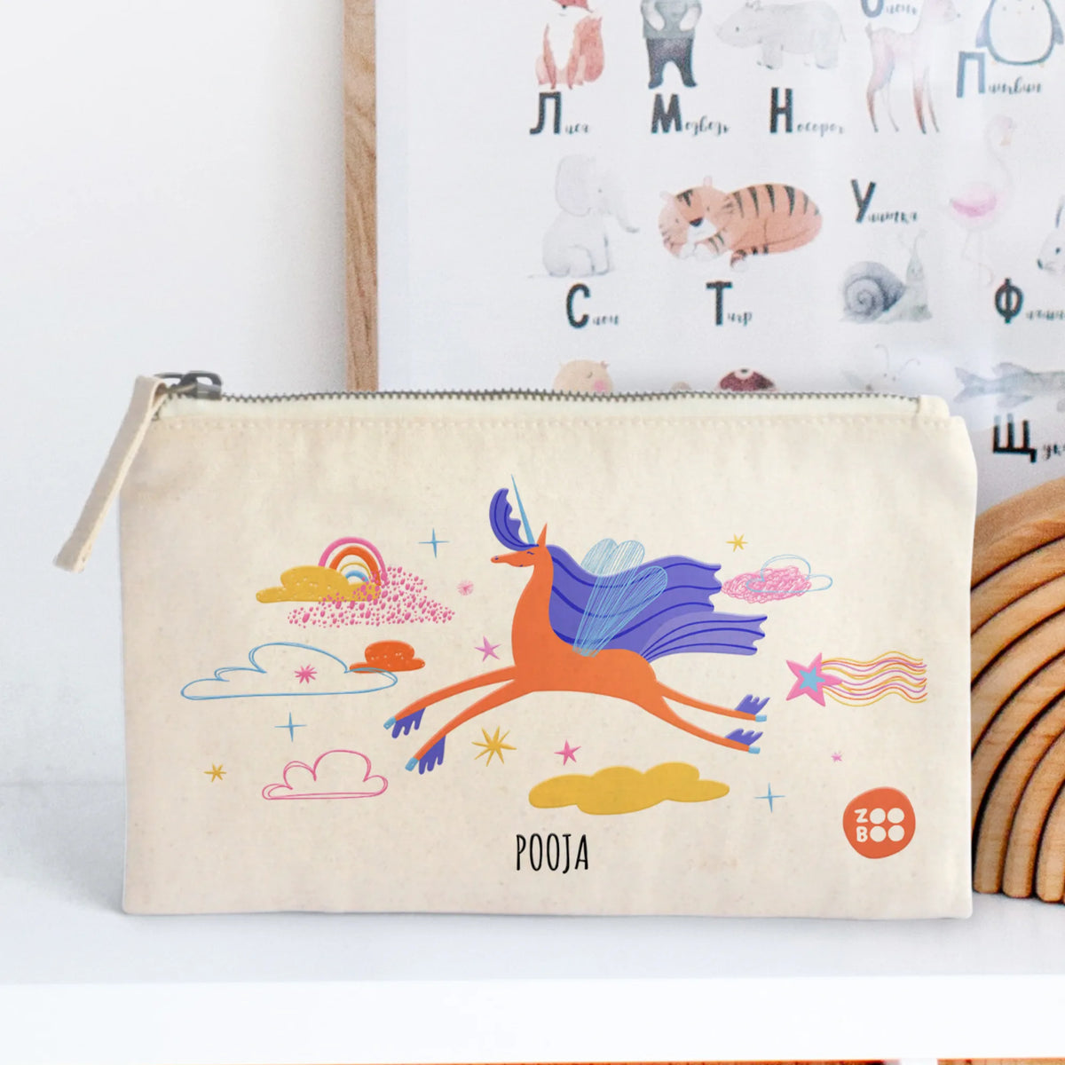 Personalised Magical Unicorn Kids Pouch – image 6