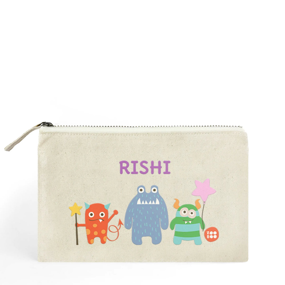 Personalised Monster Party Kids Pouch