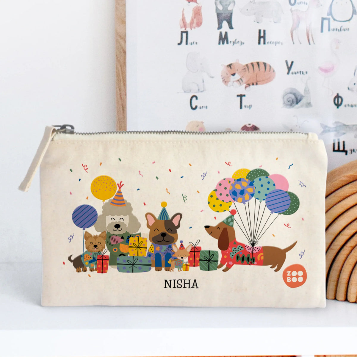 Personalised Paw Party Kids Pouch – image 6