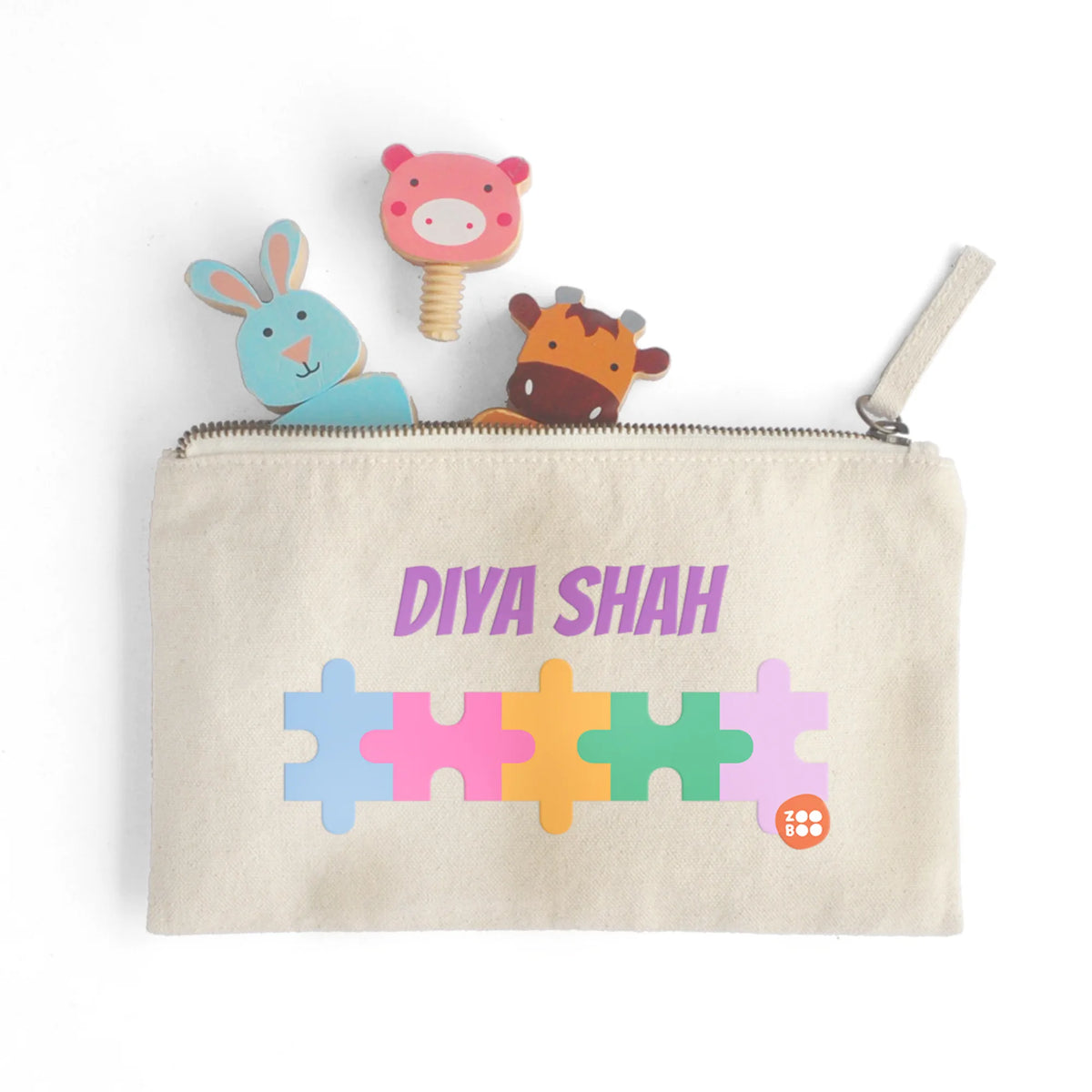 Personalised Puzzle Pop Kids Pouch – image 3