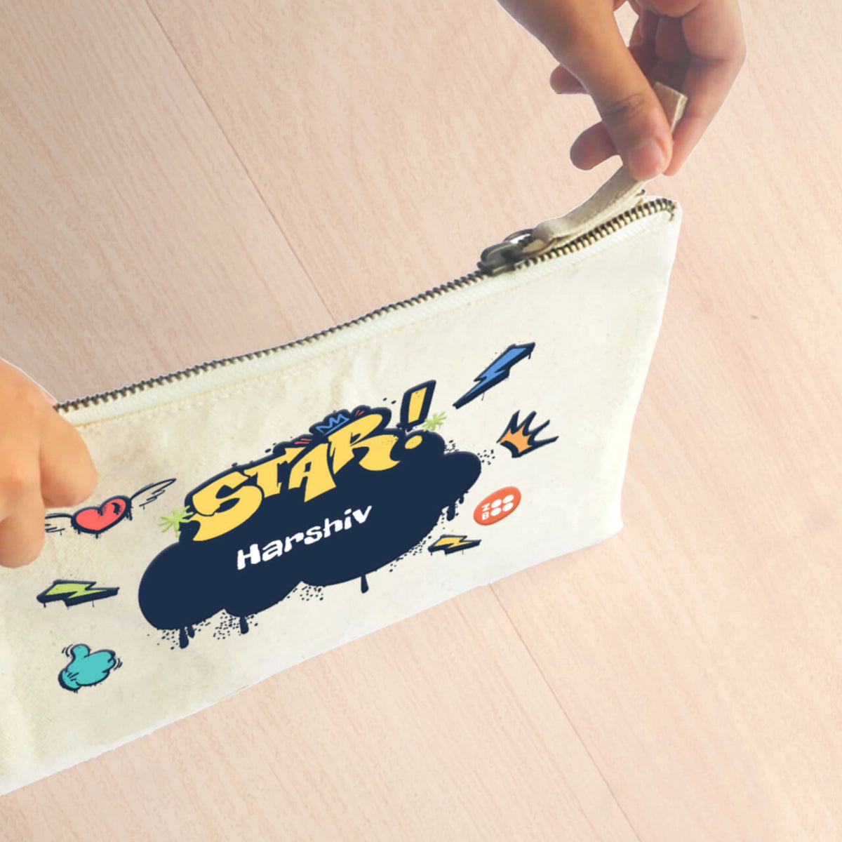 Personalised Rising Stars Kids Pouch - image 3