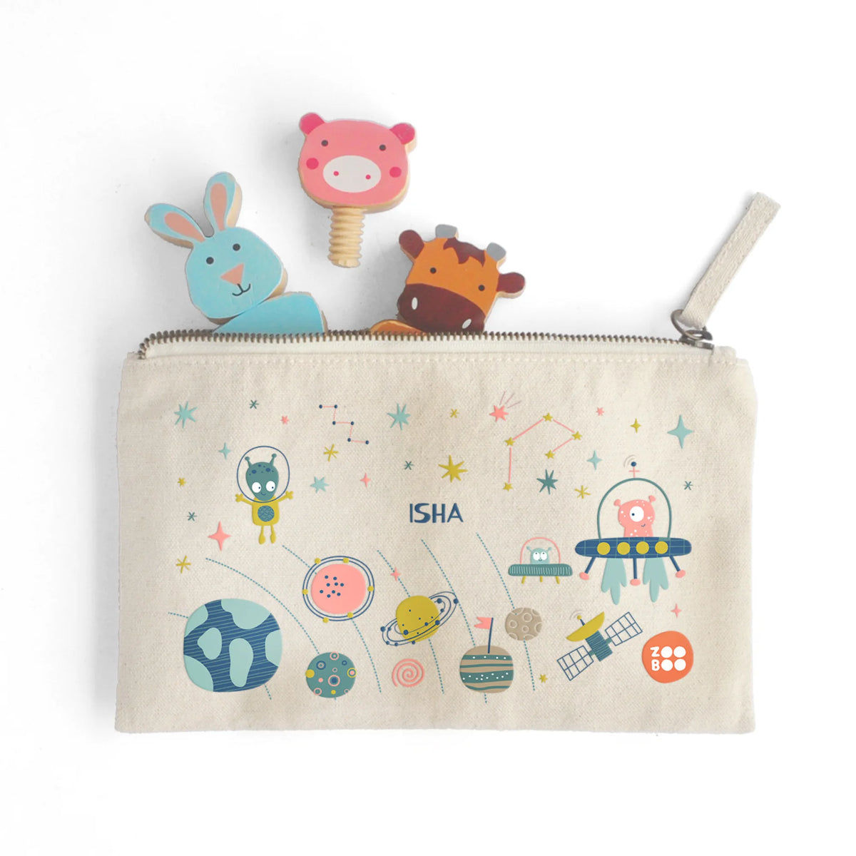 Personalised Space Explorer Kids Pouch – image 3