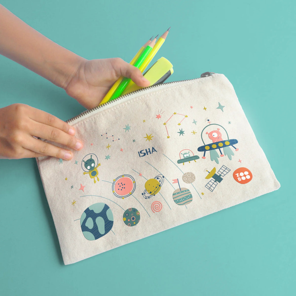 Personalised Space Explorer Kids Pouch – image 5
