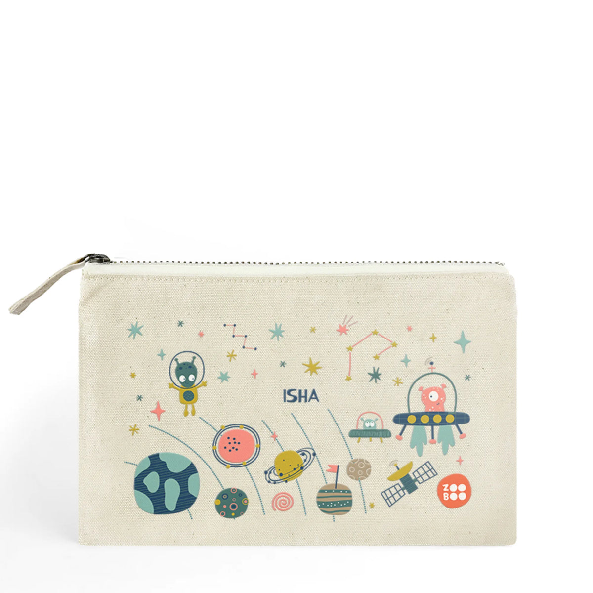 Personalised Space Explorer Kids Pouch