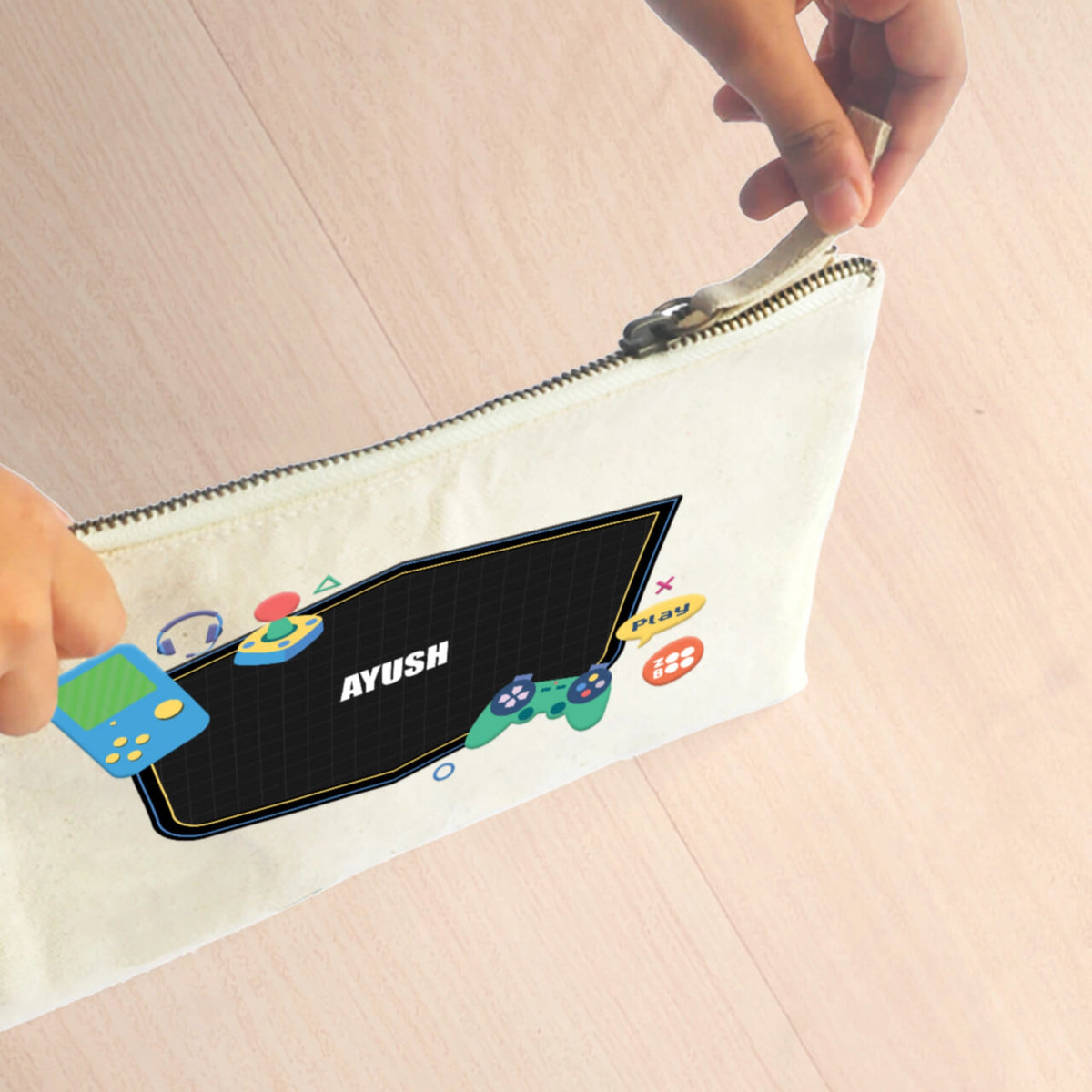 Personalised Video Game Kids Pouch - image 3