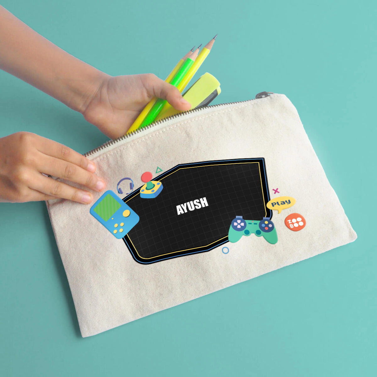 Personalised Video Game Kids Pouch - image 5