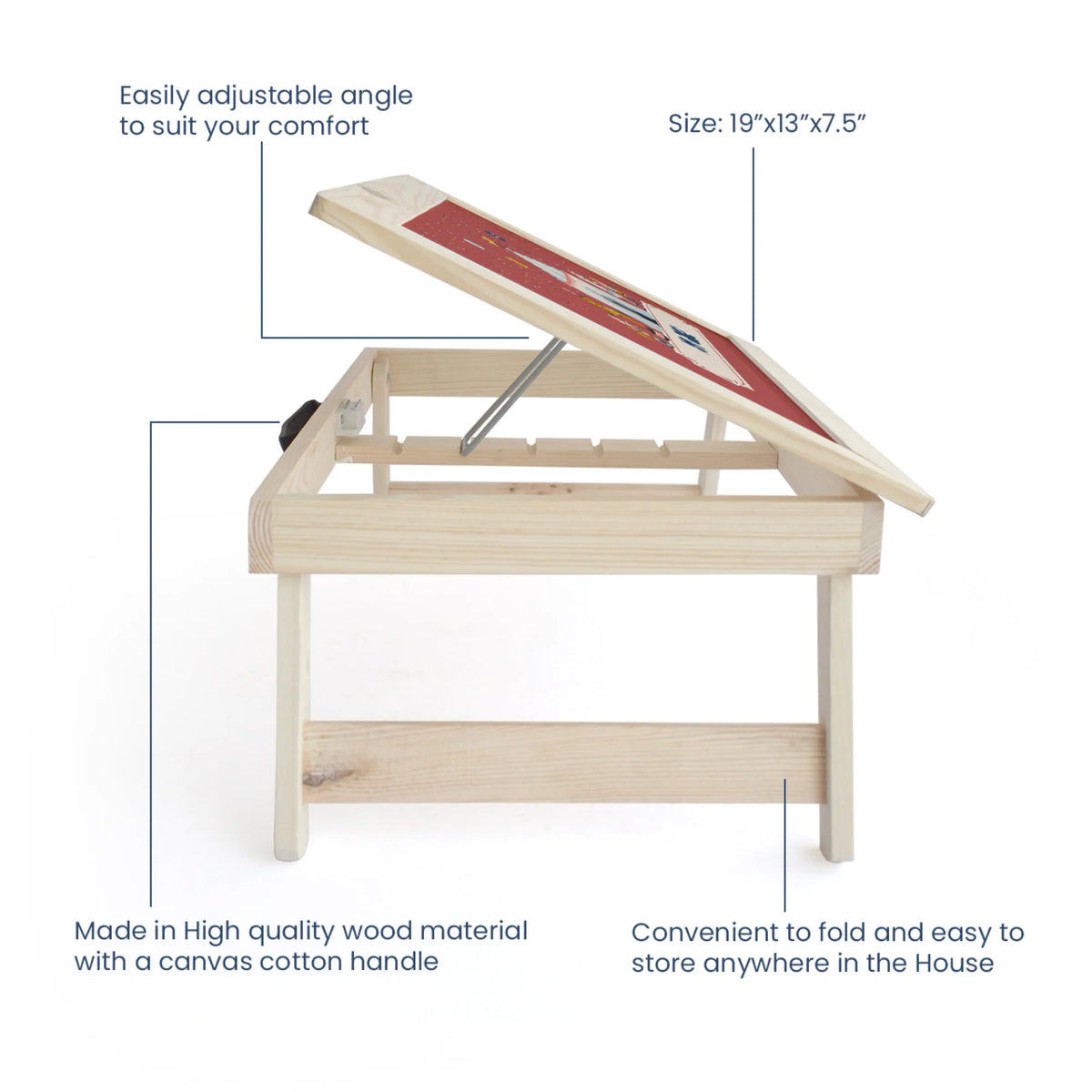 Personalised Animal Circus Foldable Study Table for Kids - image 4