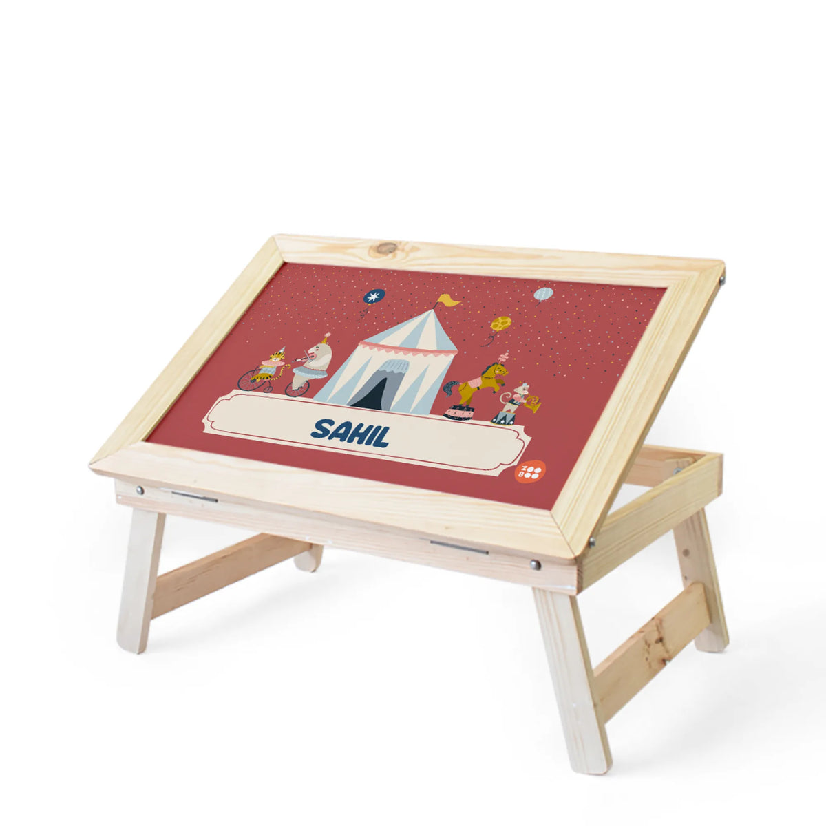 Personalised Animal Circus Foldable Study Table for Kids - image 1