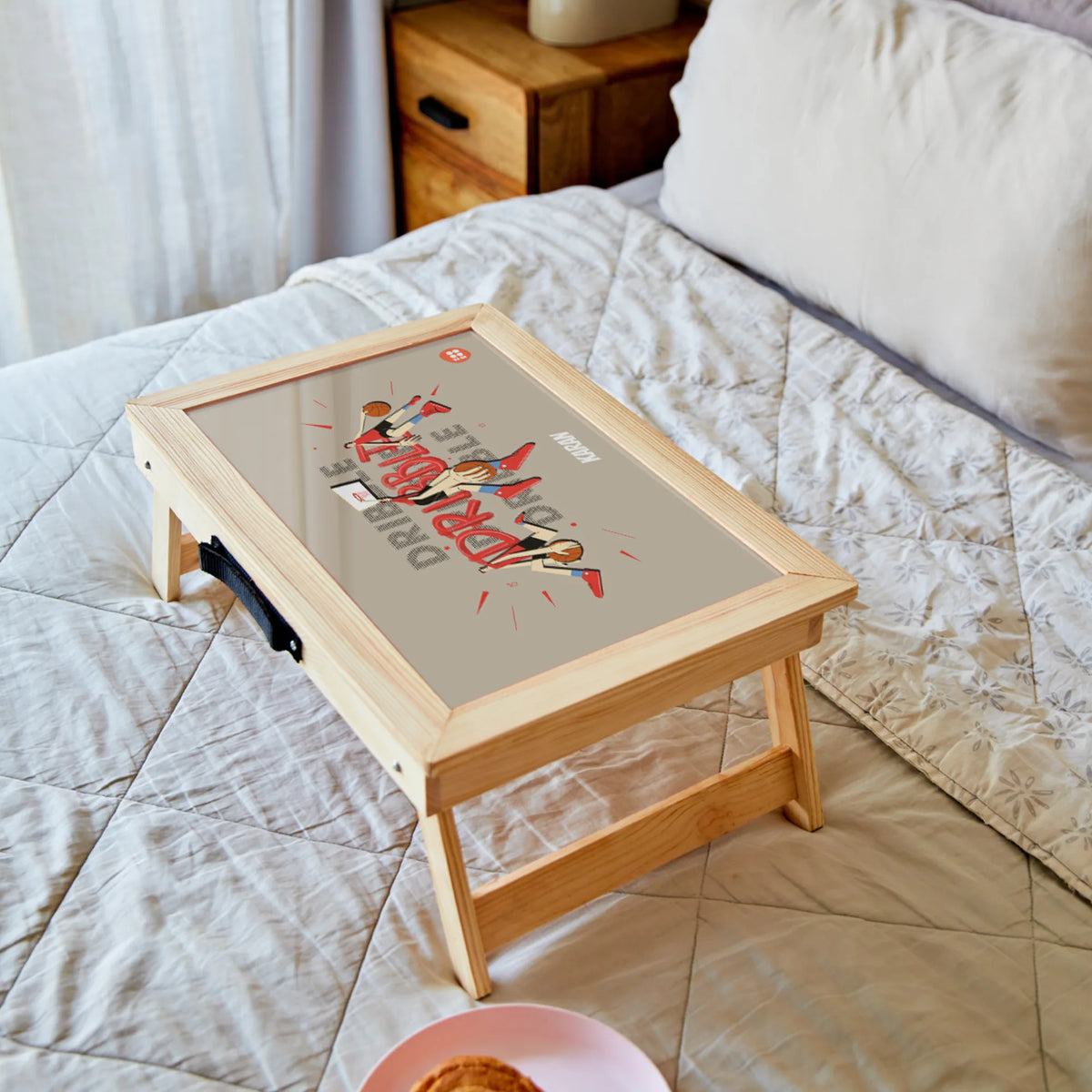Personalised Basketball Fever Boy Foldable Study Table for Kids - image 3