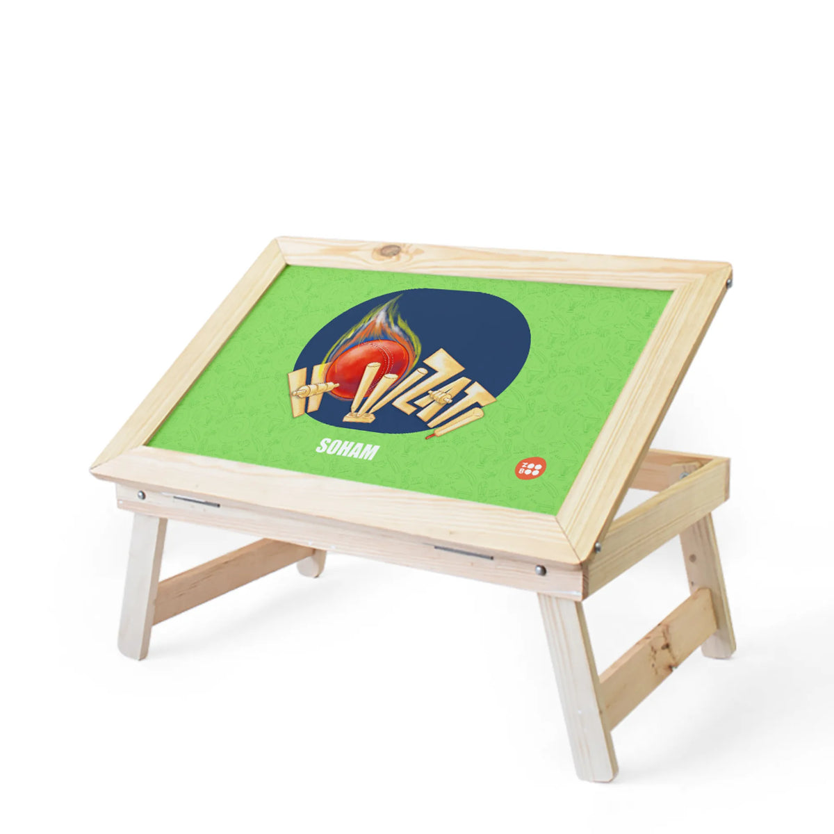 Personalised Cricket Buzz Foldable Study Table for Kids - image 1
