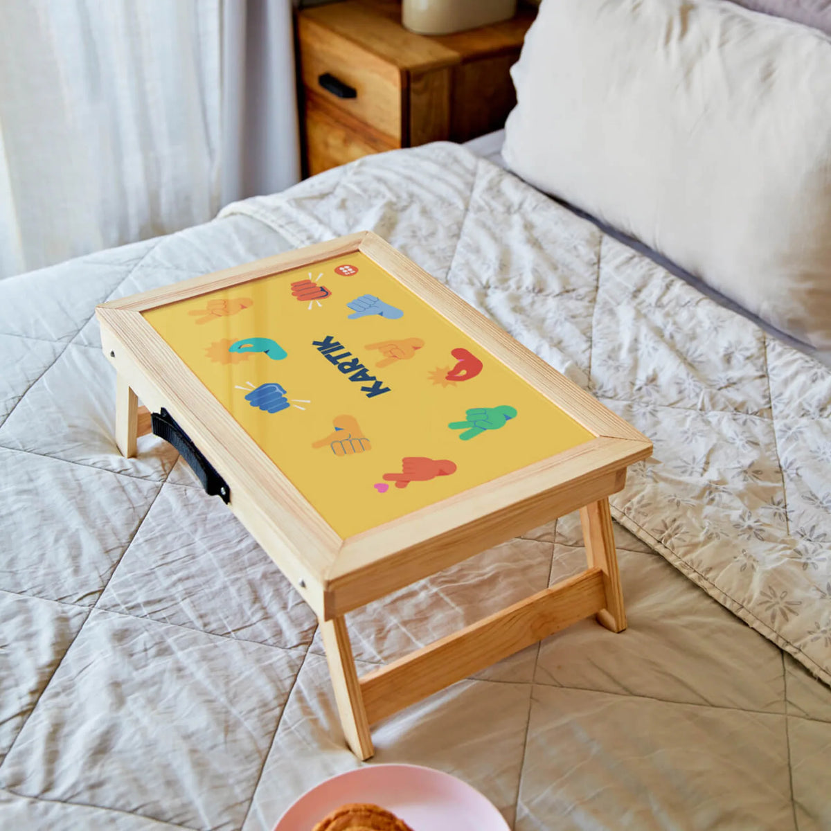 Personalised Emoji Moves Foldable Study Table for Kids - image 3