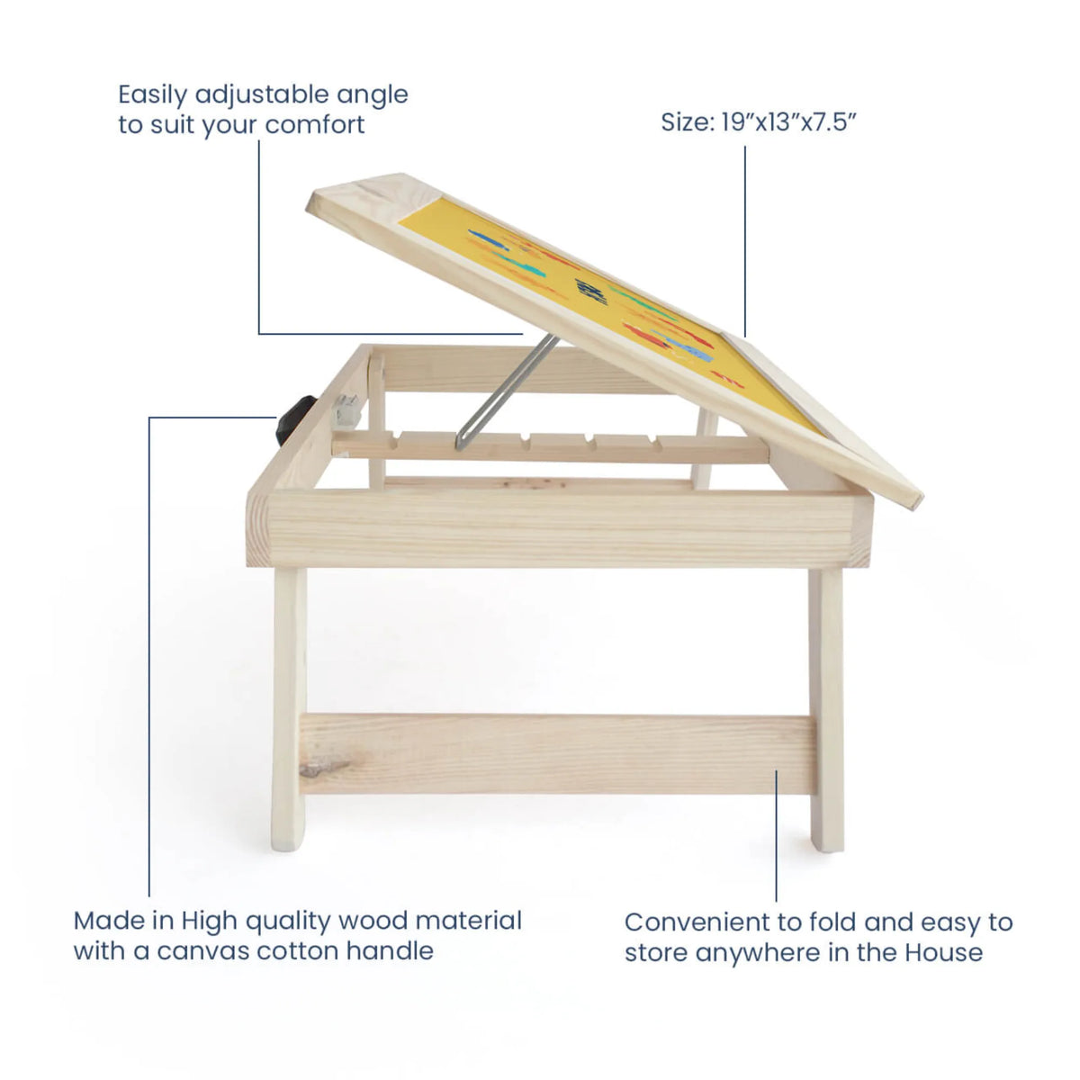 Personalised Emoji Moves Foldable Study Table for Kids - image 4