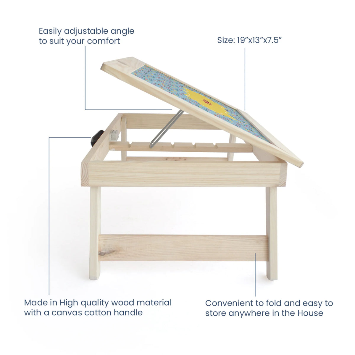 Personalised Enchanted Garden Foldable Study Table for Kids - image 4