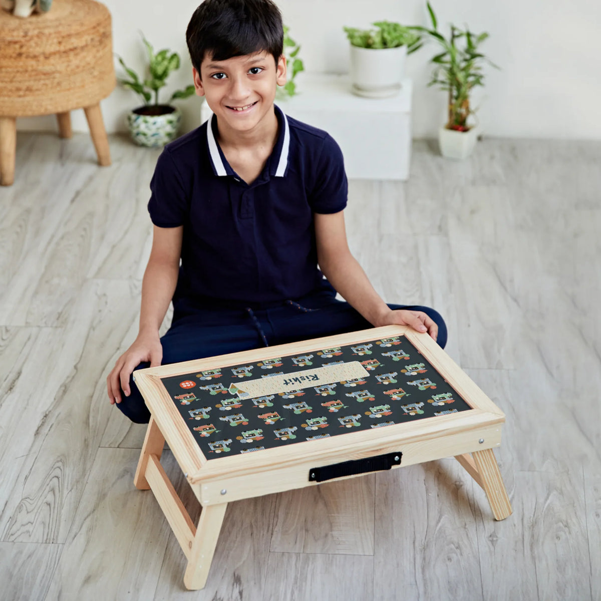 Personalised Ice Cream Fun Foldable Study Table for Kids - image 2