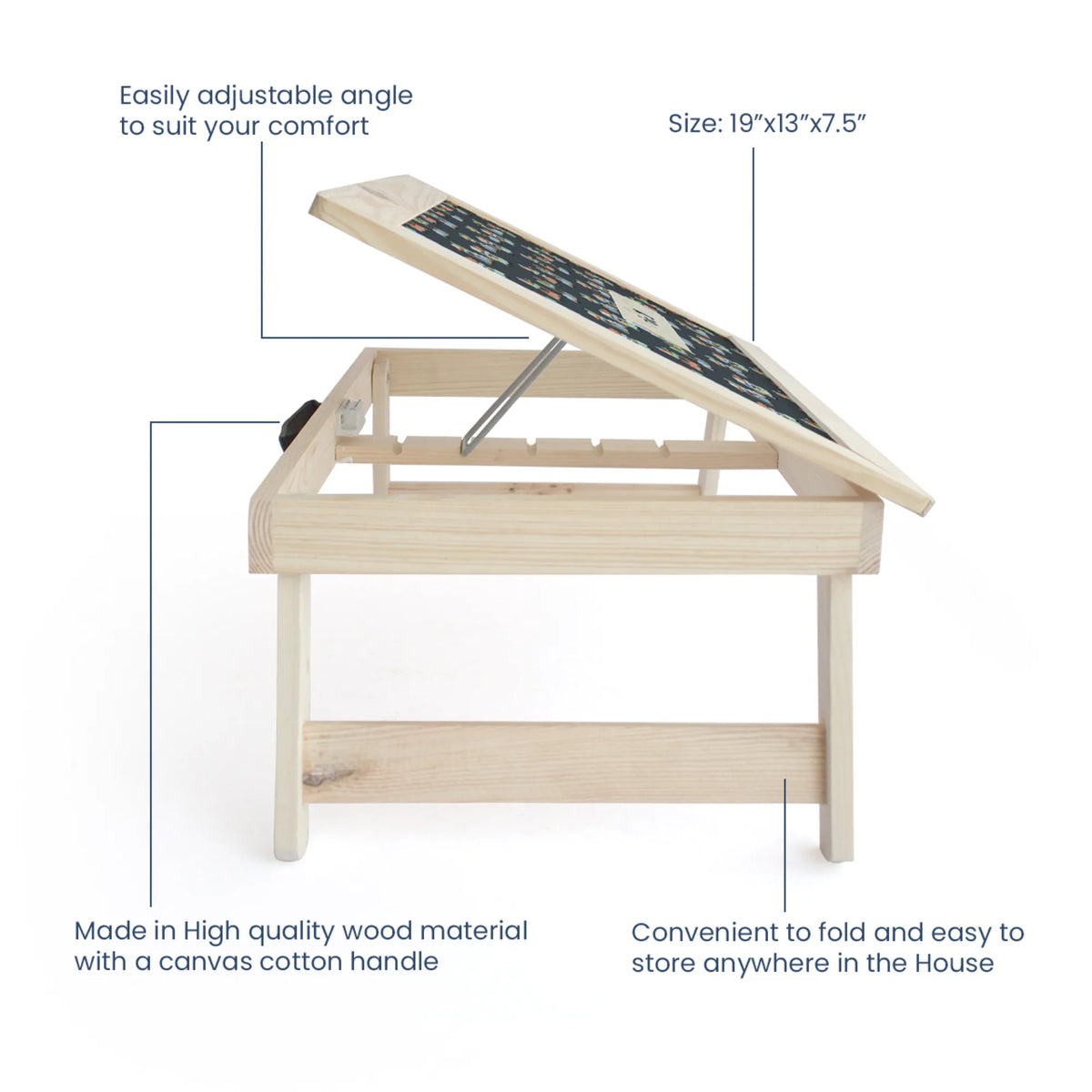 Personalised Ice Cream Fun Foldable Study Table for Kids - image 4