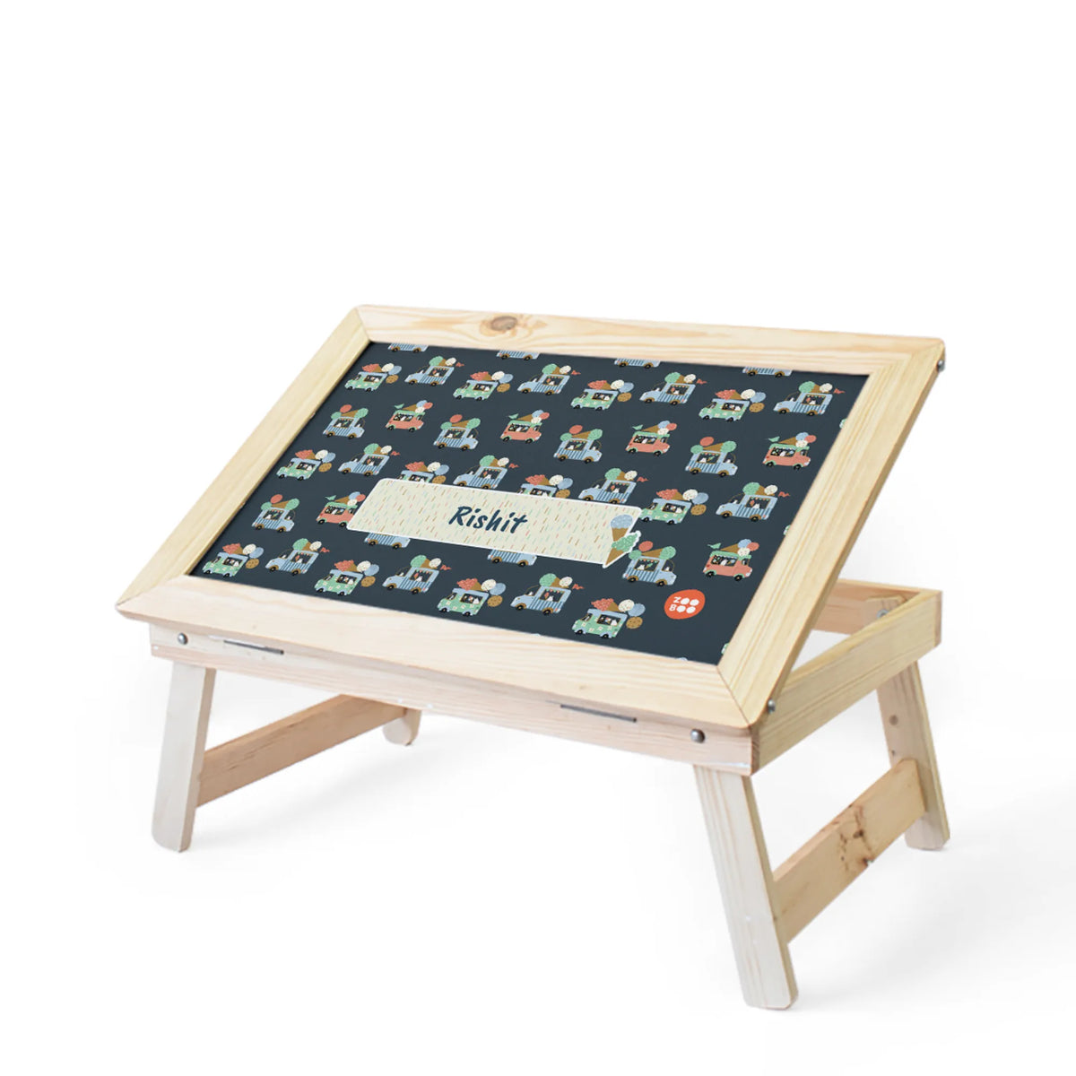 Personalised Ice Cream Fun Foldable Study Table for Kids - image 1