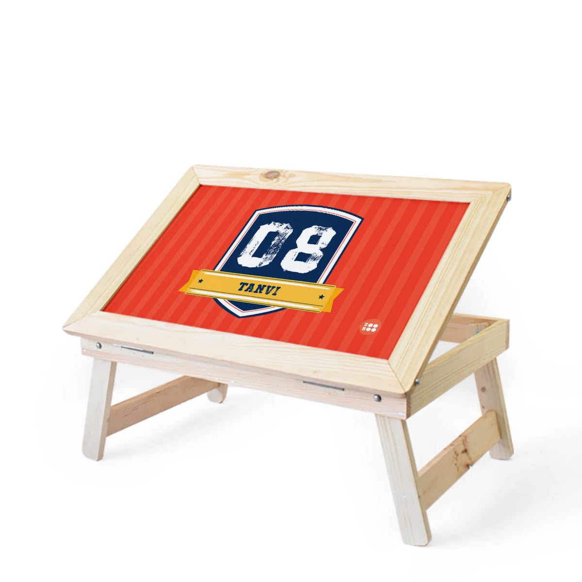 Personalised Jersey Number Foldable Study Table for Kids - image 1