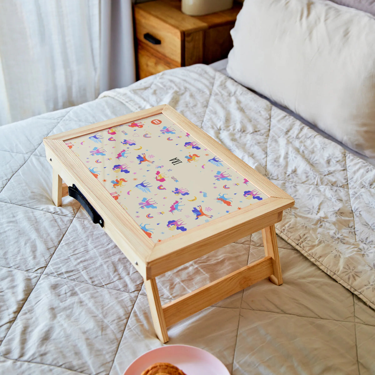 Personalised Magical Unicorn Foldable Study Table for Kids - image 3
