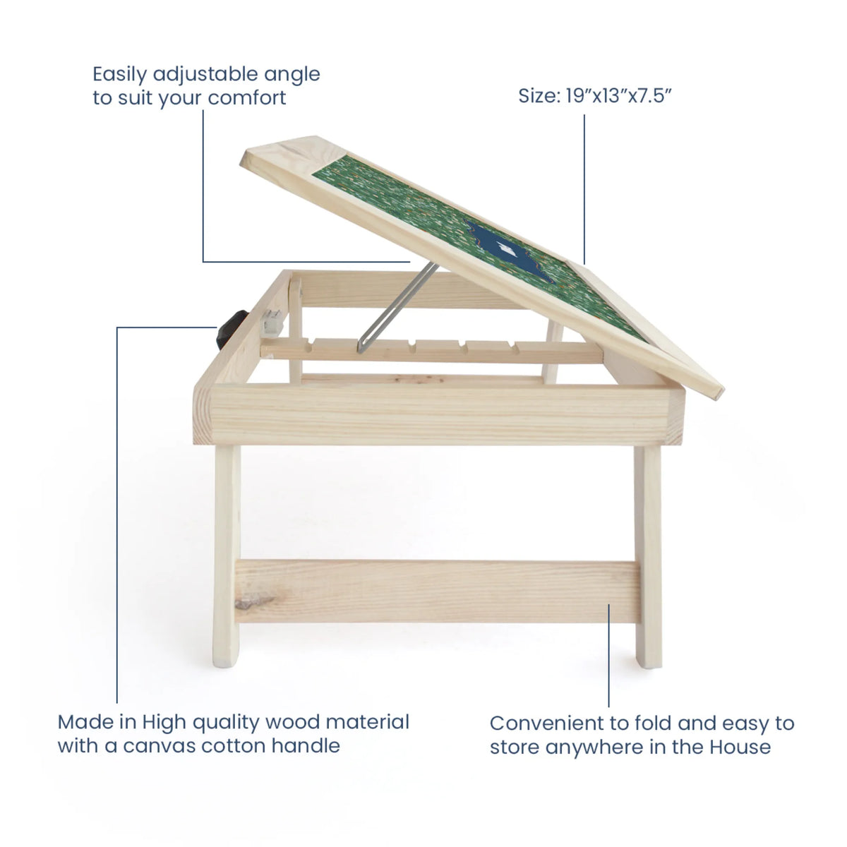 Personalised Nature & I Foldable Study Table for Kids - image 4