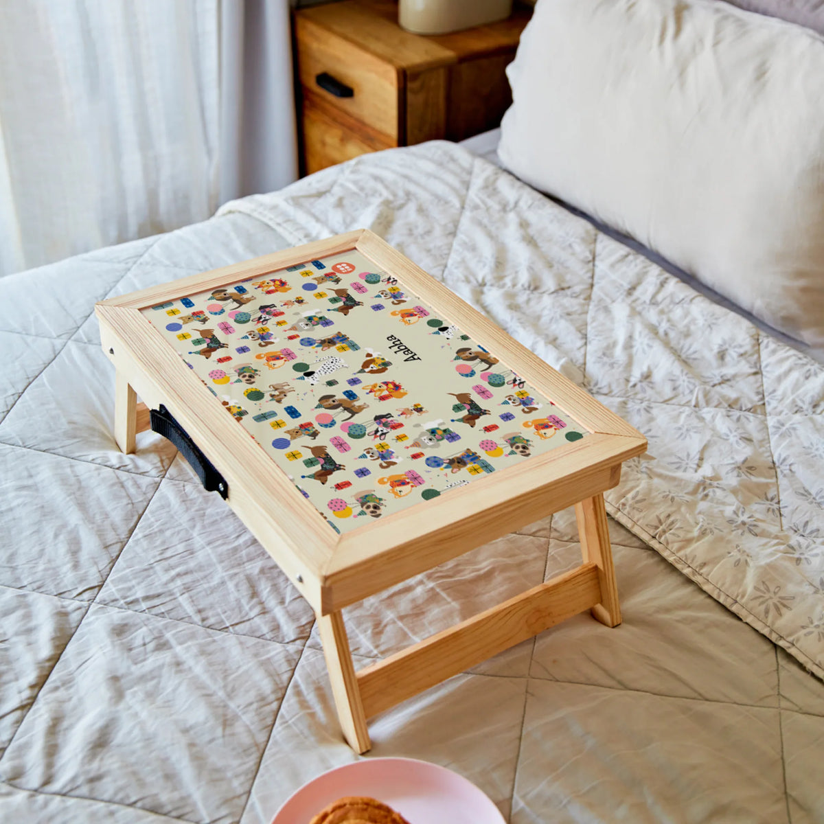 Personalised Paw Party Foldable Study Table for Kids - image 3
