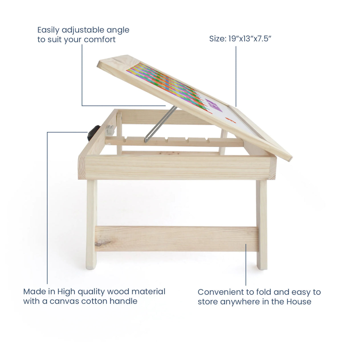 Personalised Puzzle Pop Foldable Study Table for Kids - image 4