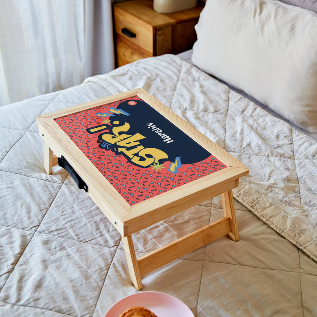 Personalised Rising Stars Foldable Study Table for Kids - image 3