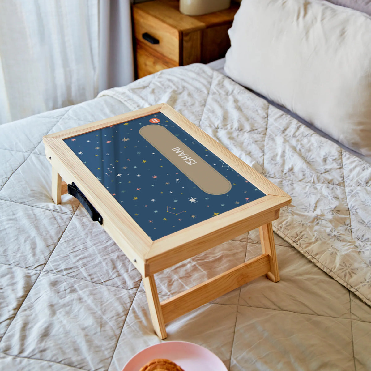 Personalised Twinkling Stars Foldable Study Table for Kids - image 3