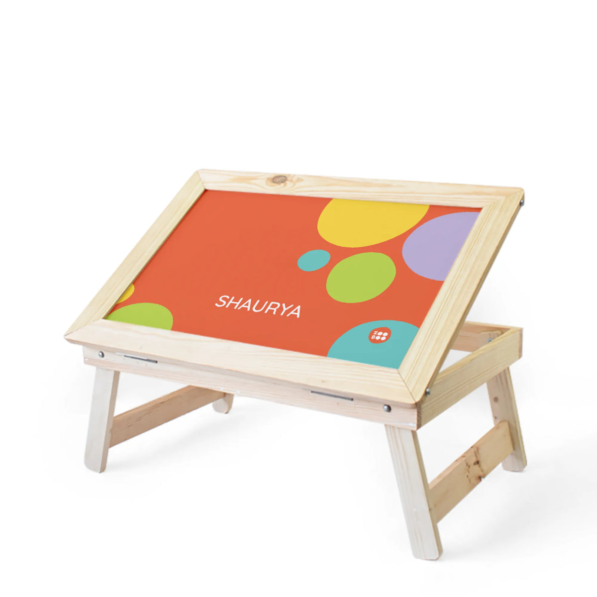 Personalised Zooboo Kids Foldable Study Table for Kids - image 1