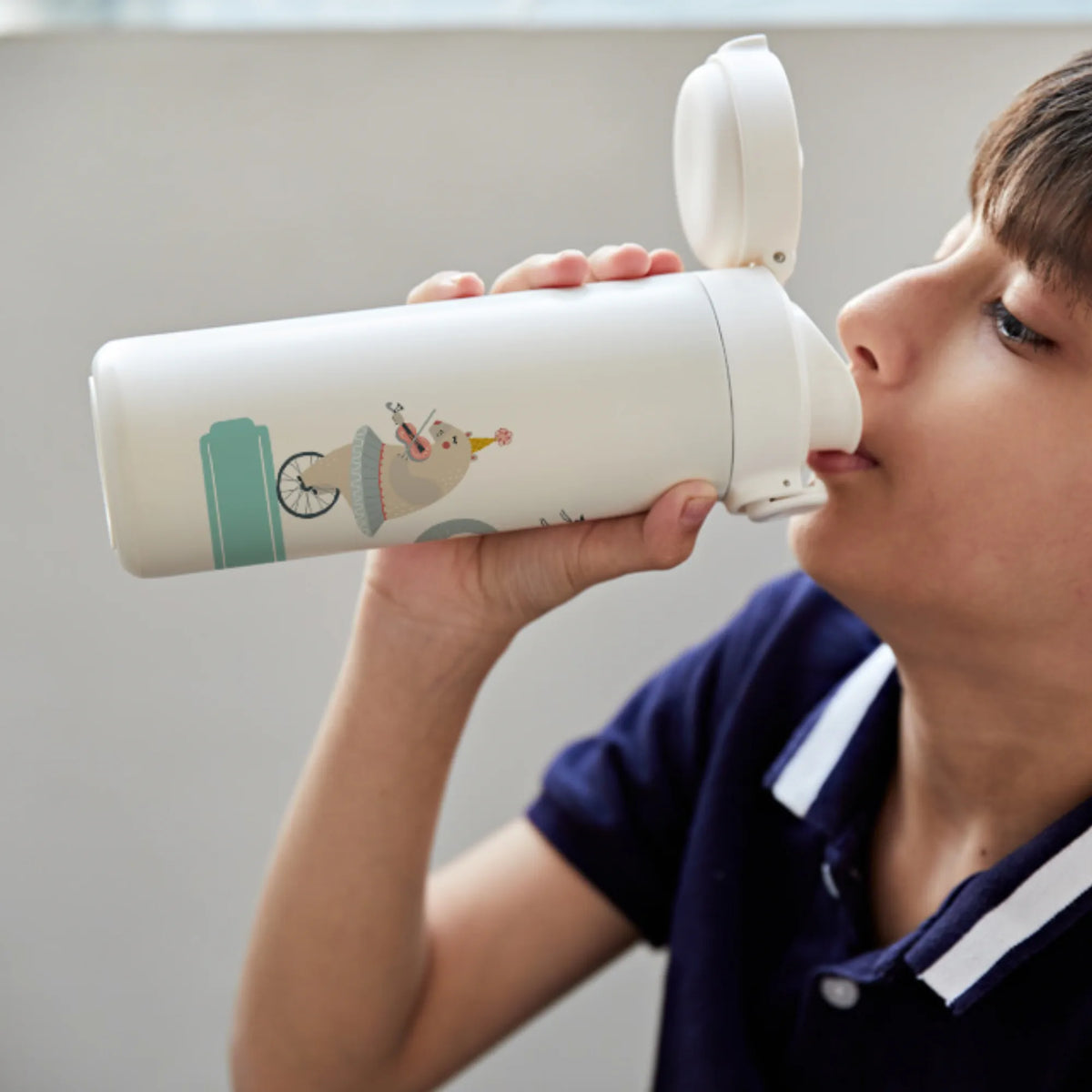 Personalised Animal Circus Water Bottle for Kids - image 2