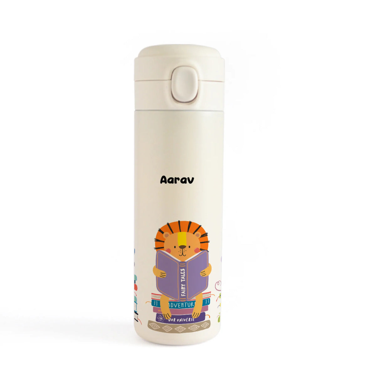 Personalised Animal Library Water Bottle for Kids - image 1
