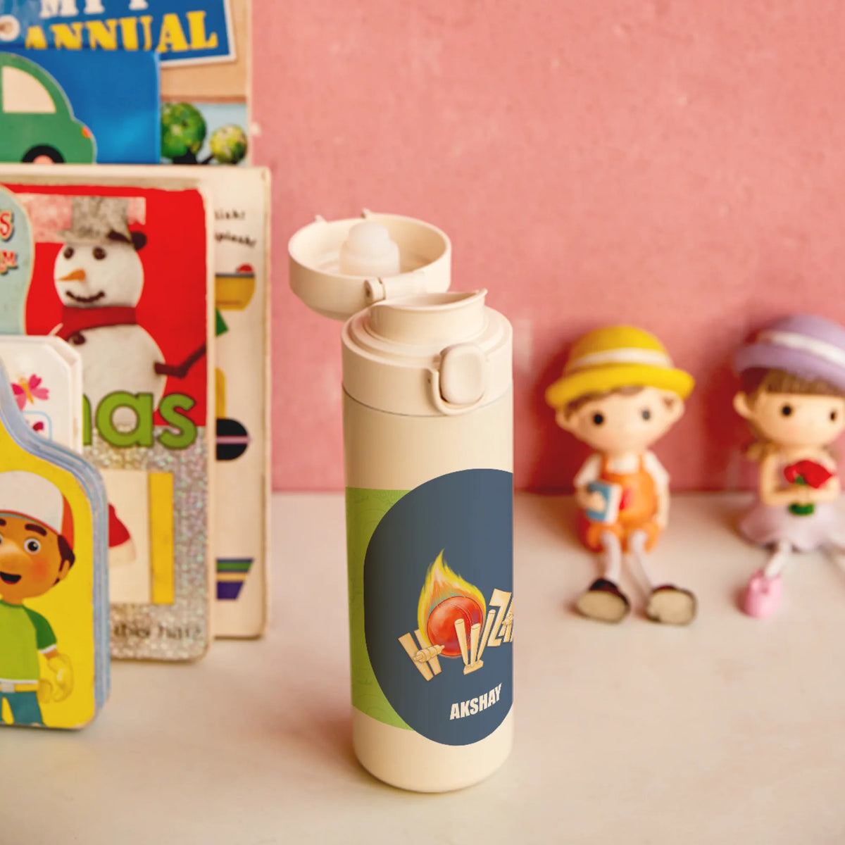 Personalised Cricket Buzz Water Bottle for Kids - image 3
