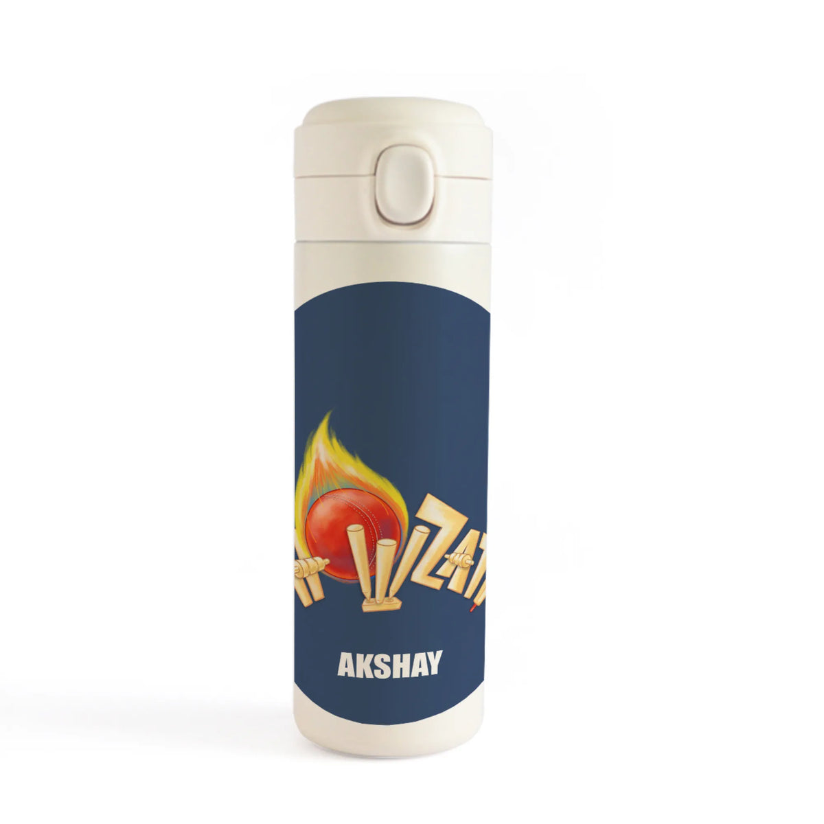 Personalised Cricket Buzz Water Bottle for Kids - image 1