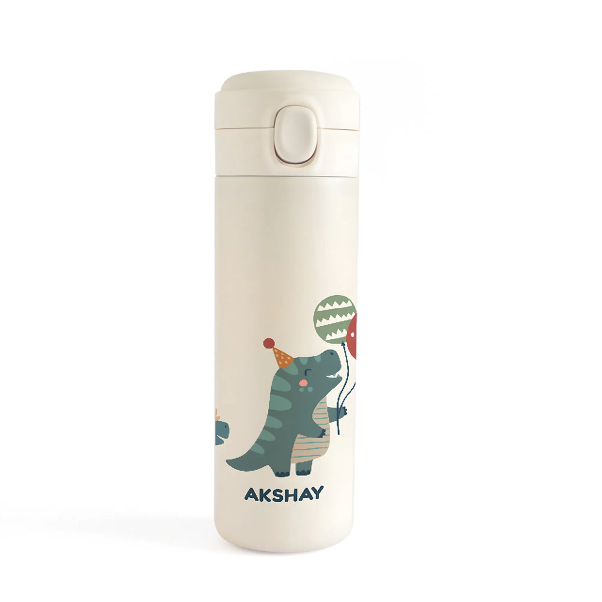 Personalised Dino Party Water Bottle for Kids - image 1
