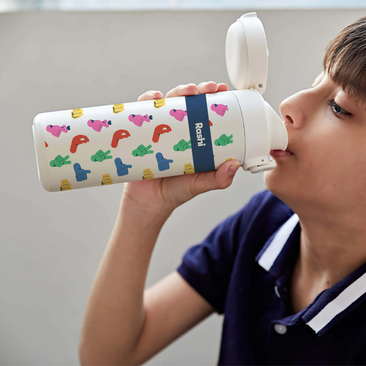 Personalised Emoji Moves Water Bottle for Kids - image 2
