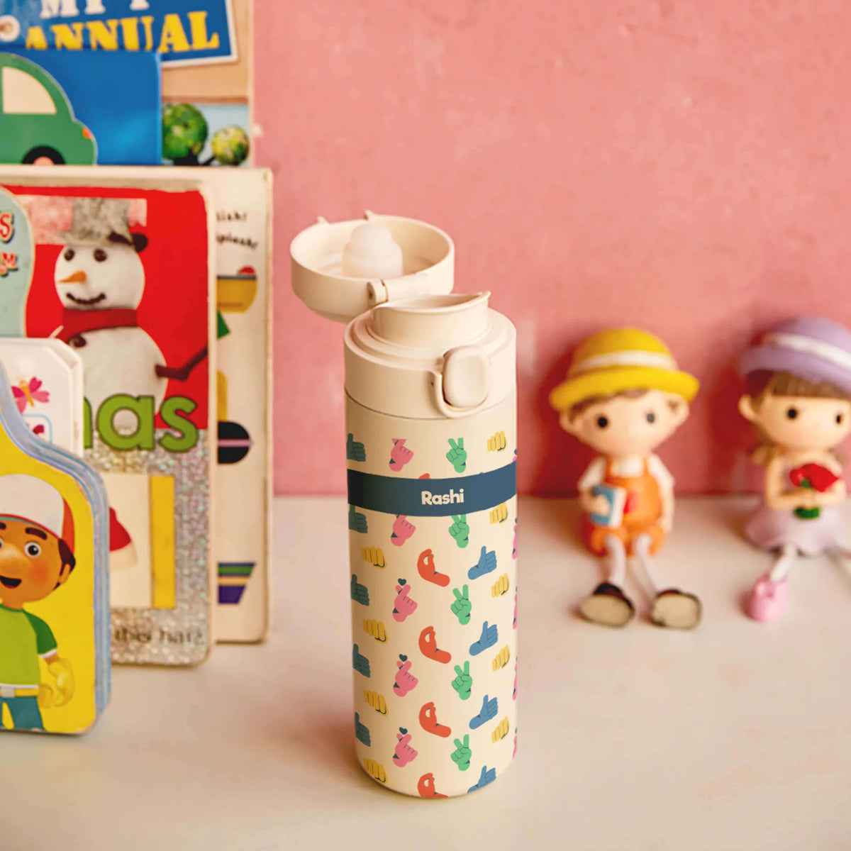 Personalised Emoji Moves Water Bottle for Kids - image 3