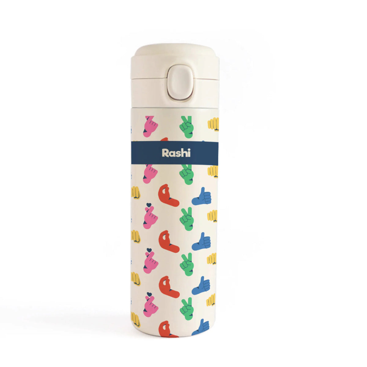 Personalised Emoji Moves Water Bottle for Kids - image 1