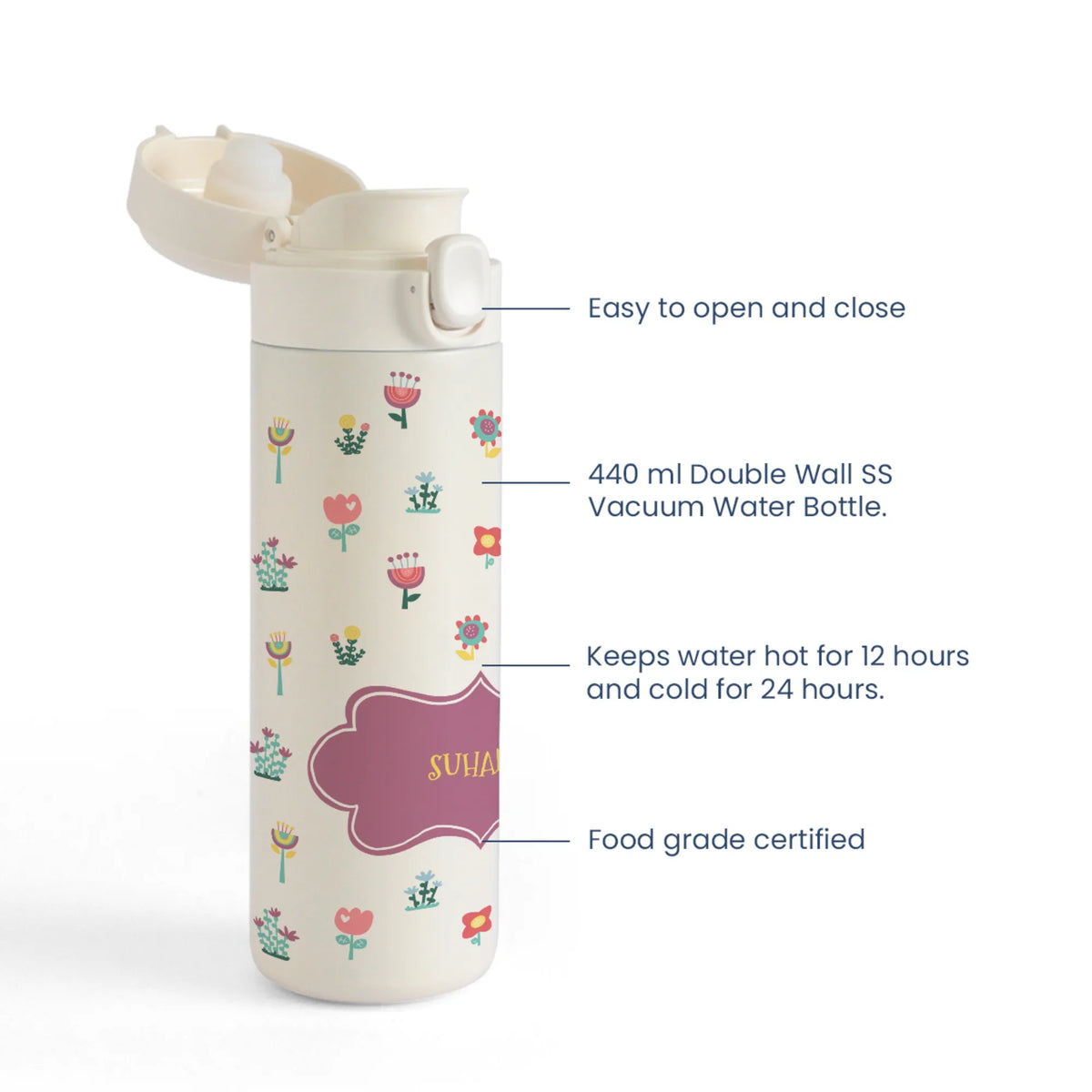 Personalised Enchanted Garden Water Bottle for Kids - image 4