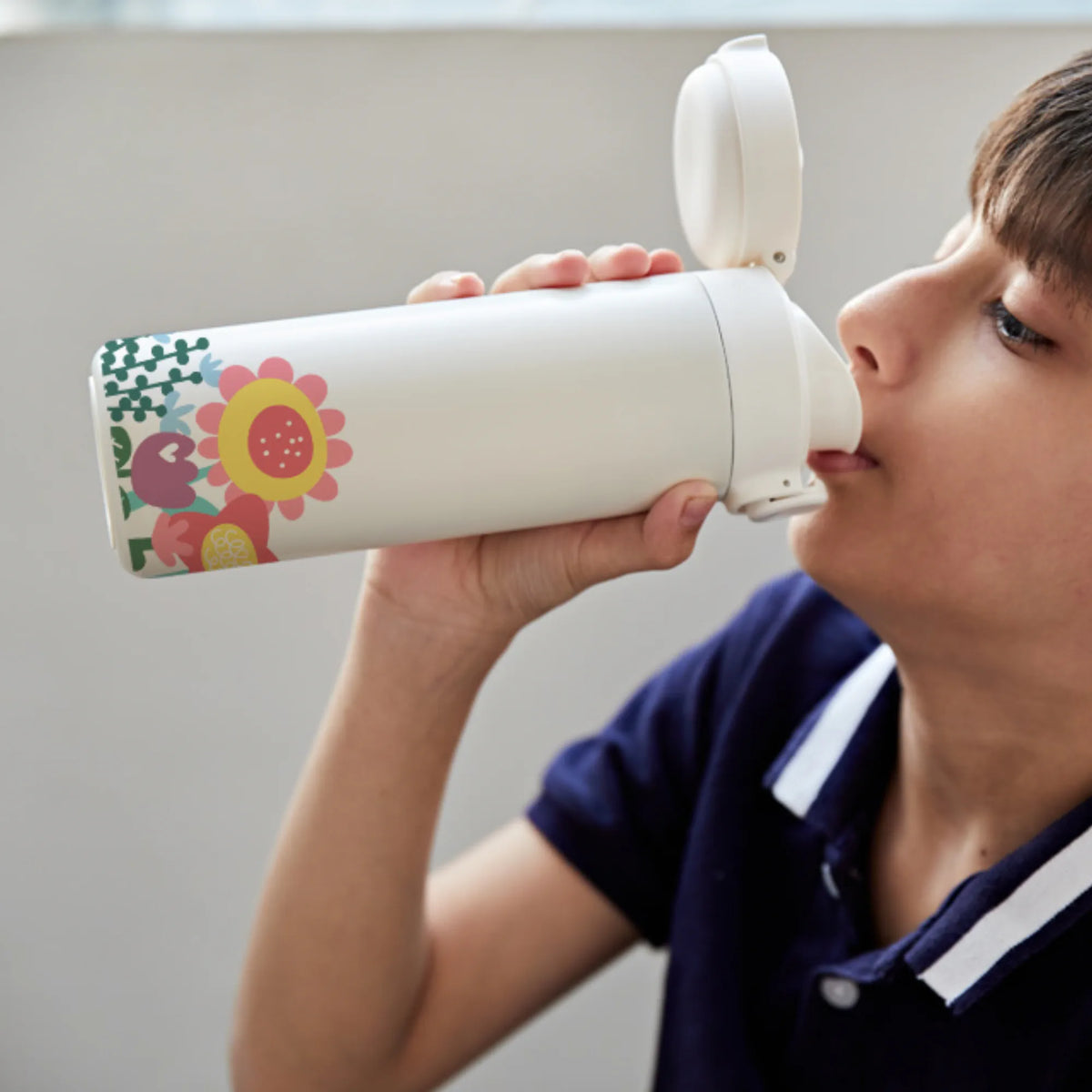 Personalised Flower Power Water Bottle for Kids - image 2