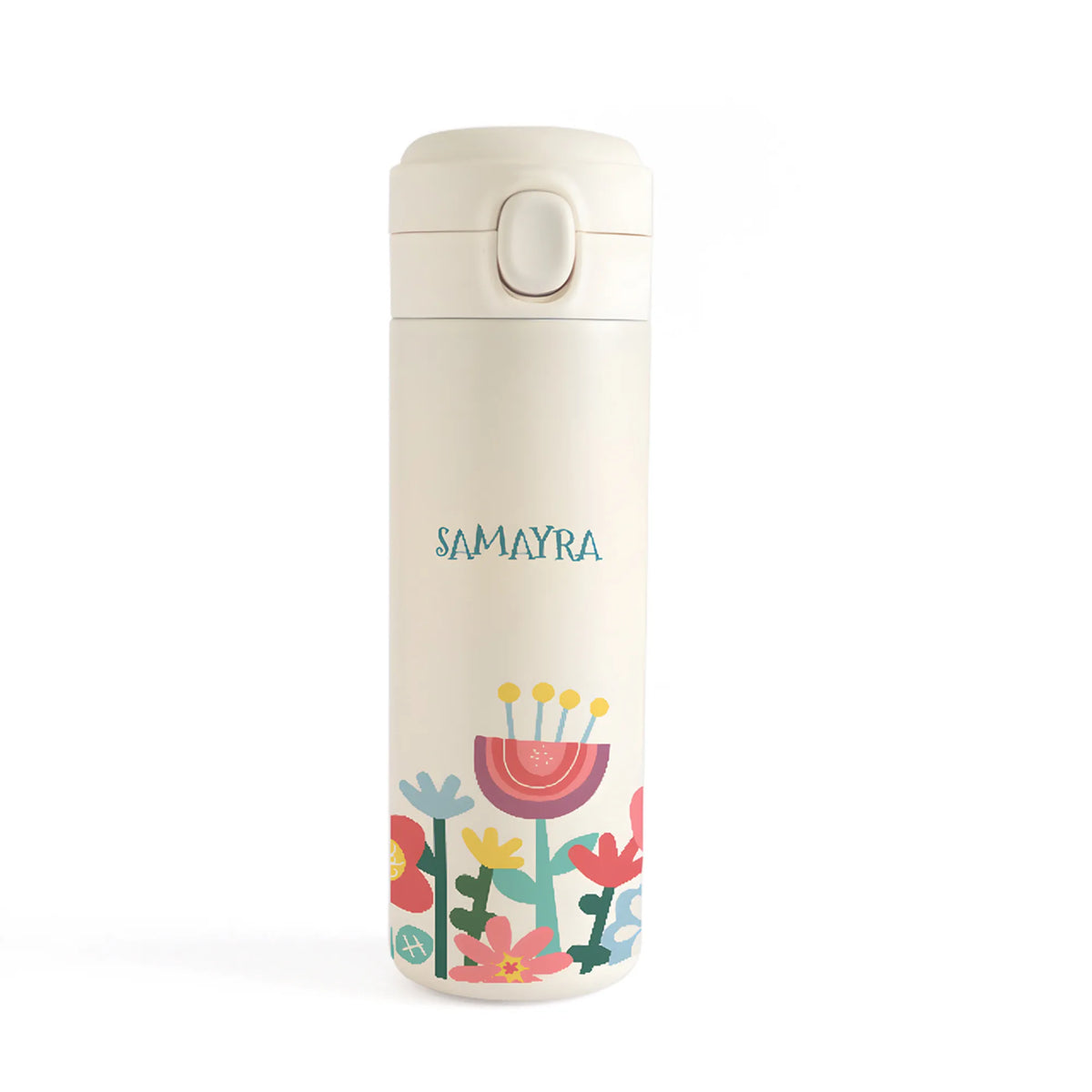 Personalised Flower Power Water Bottle for Kids - image 1
